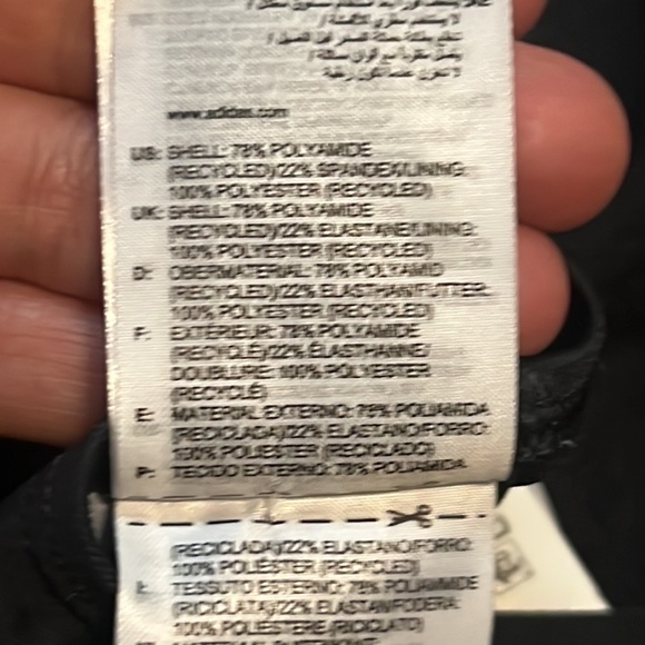 Adidas Womens Blue Black 3 Bars One-Piece Swimsuit Size 6 NWT - Picture 6 of 6